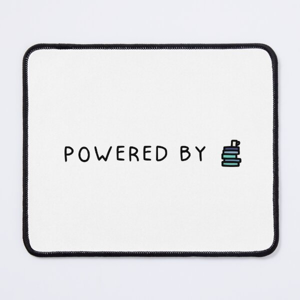 Item preview, Powered by Blue Bookstack Colored designed and sold by TheEclecticKat.