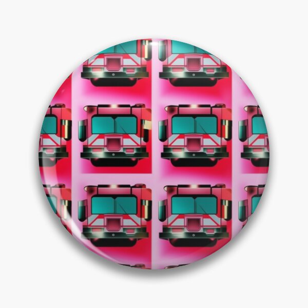 Item preview, Fire Truck Red Rectangle on Pink Background designed and sold by Andy Merz.
