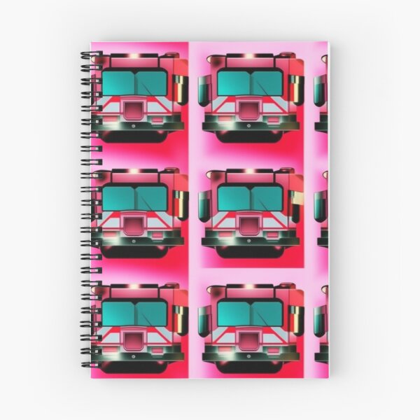 Item preview, Fire Truck Red Rectangle on Pink Background designed and sold by Andy Merz.
