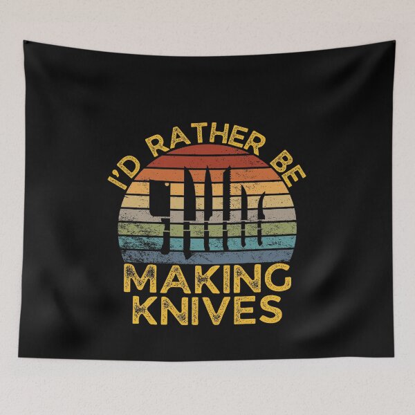 Item preview, I’d Rather Be Making Knives designed and sold by belladesign7.