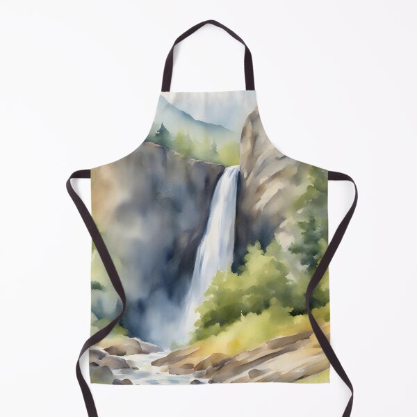 Item preview, High Waterfall in Summer Forest designed and sold by CalmnessbyChoice.