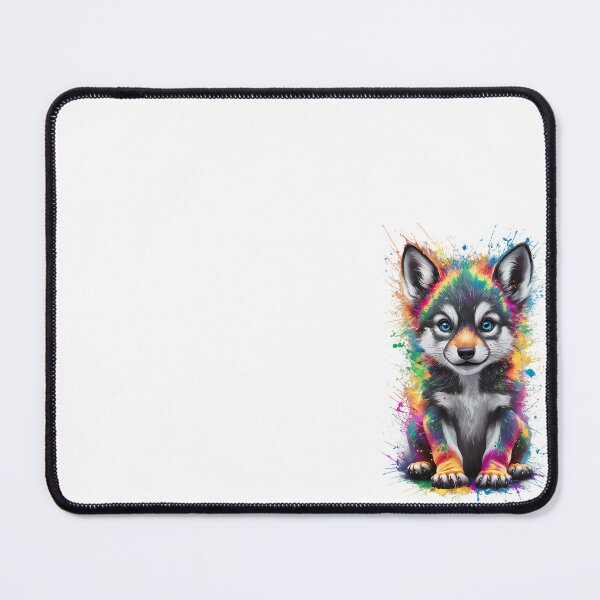 Item preview, Rainbow Puppy - Watercolor Explosion of Colors designed and sold by BajoTShop.
