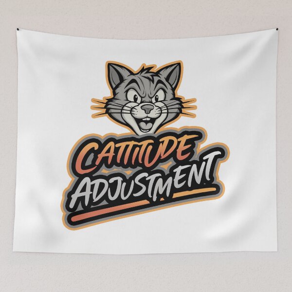Item preview, Cattitude Adjustment designed and sold by ForeverPrintsOK.