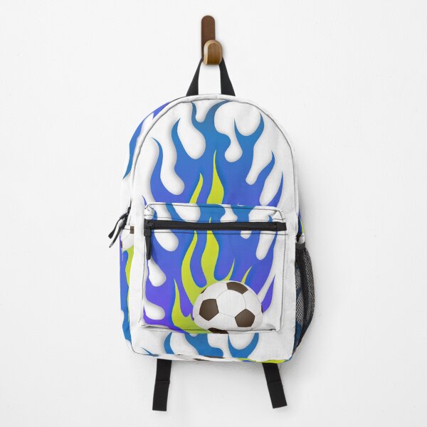 Item preview, Soccer fire blue green designed and sold by Alohamagic.