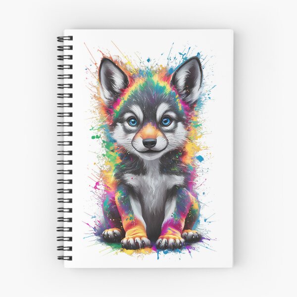 Item preview, Rainbow Puppy - Watercolor Explosion of Colors designed and sold by BajoTShop.