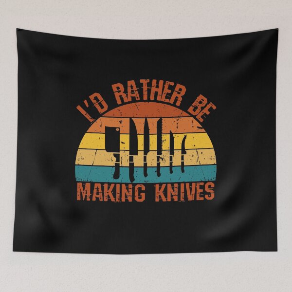 Item preview, I’d Rather Be Making Knives designed and sold by belladesign7.