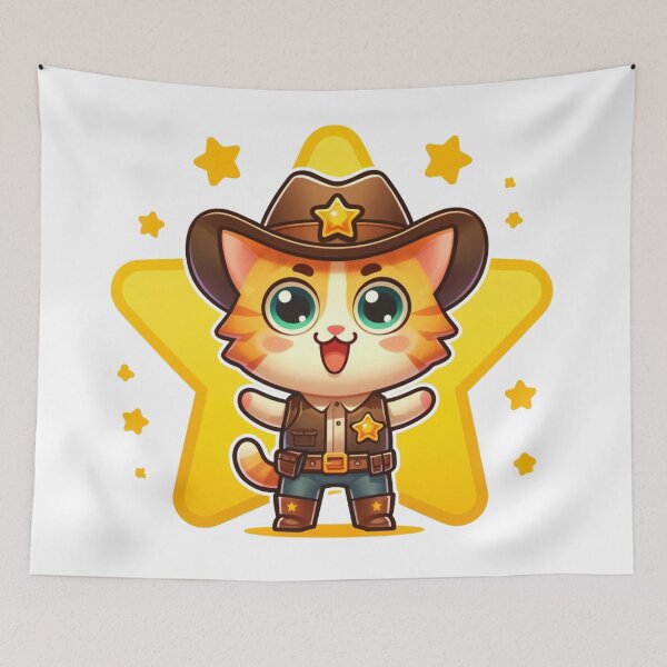 Item preview, Kawaii Sheriff Cat. designed and sold by NTKSHOP11.