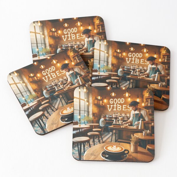 Item preview, good vibes in the cafe designed and sold by bernhagen.
