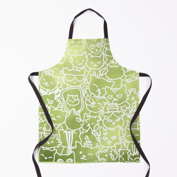 Item preview, GREEN CAT DOODLE designed and sold by ulricateodoro.