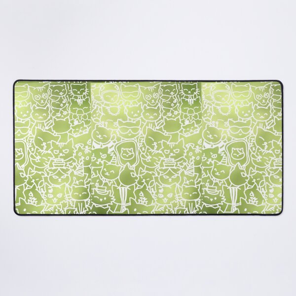 Item preview, GREEN CAT DOODLE designed and sold by ulricateodoro.