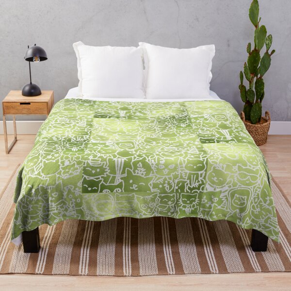 Item preview, GREEN CAT DOODLE designed and sold by ulricateodoro.