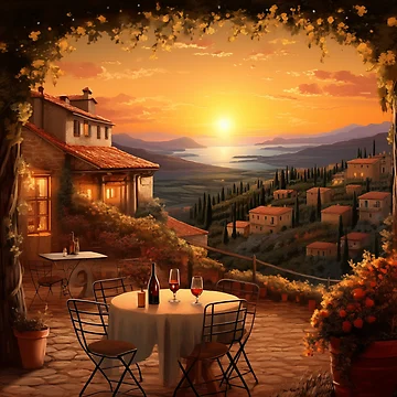 Artwork thumbnail, Wine Bar In Italy by Rtymer