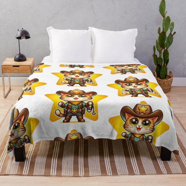Item preview, Kawaii cowboy cat designed and sold by NTKSHOP11.