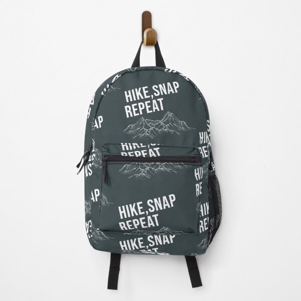 Item preview, hike, snap, repeat, minimalist mountains designed and sold by Matoforma.