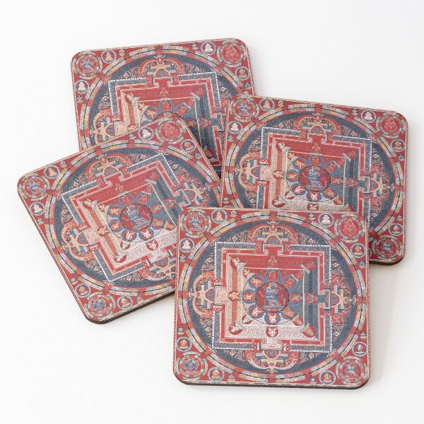 Item preview, Mandala 198 Yamari Krishna Buddhist Deity 6 Faces 1500s designed and sold by GuyBlank.