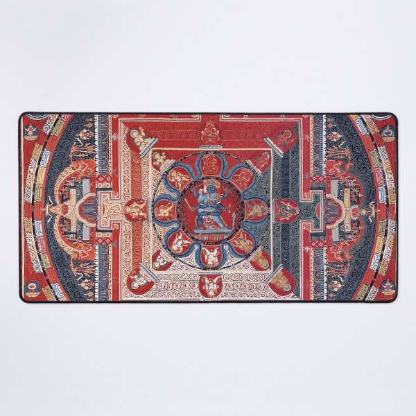 Item preview, Mandala 198 Yamari Krishna Buddhist Deity 6 Faces 1500s designed and sold by GuyBlank.