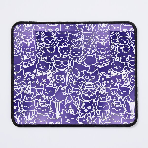 Item preview, PURPLE CAT DOODLE designed and sold by ulricateodoro.