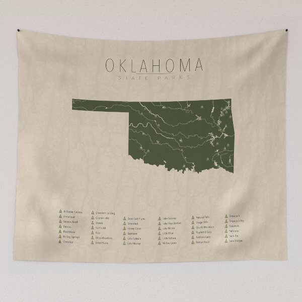 Item preview, Oklahoma Parks designed and sold by FinlayMcNevin.