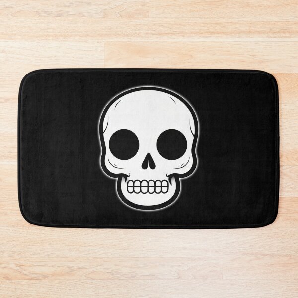 Item preview, Simple White Skull Cartoon, Goth Design designed and sold by Burn-Ego.