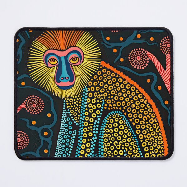 Item preview,  Style Colorful Mandrill Illustration designed and sold by GulDesignCo.