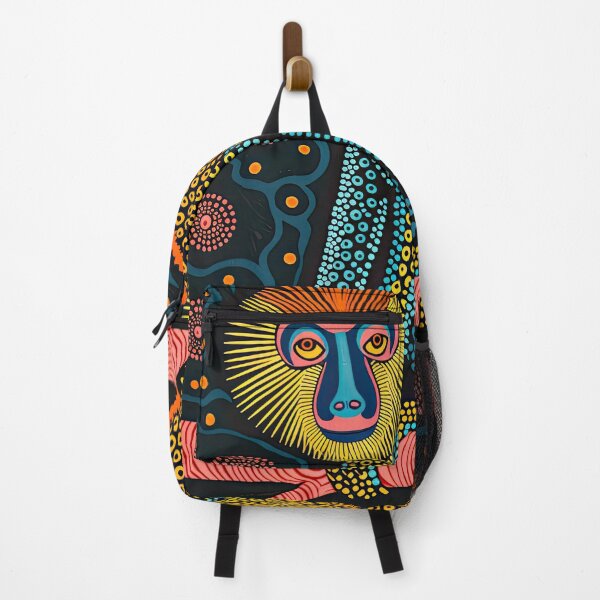 Item preview, Style Colorful Mandrill Illustration designed and sold by GulDesignCo.