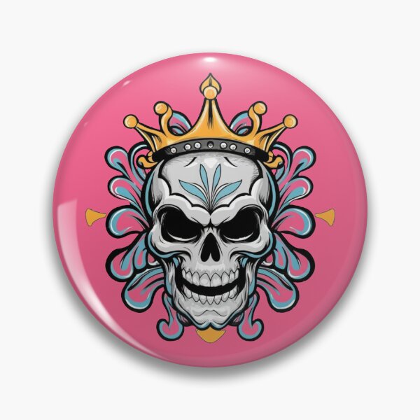Item preview, Skull in a crown designed and sold by ArtCraftLab.