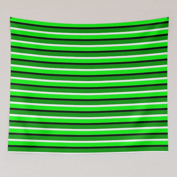 Item preview, Green and Dark Green Stripes Pattern designed and sold by PatternTitan.