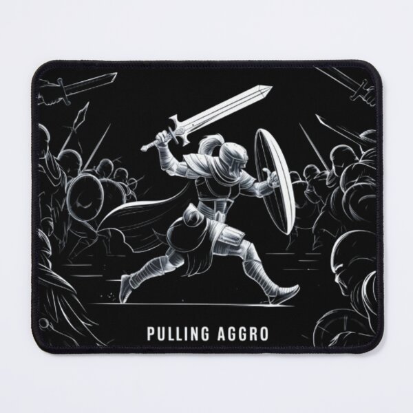 Item preview, Pulling Aggro Tank MMORPG designed and sold by DorkDome.