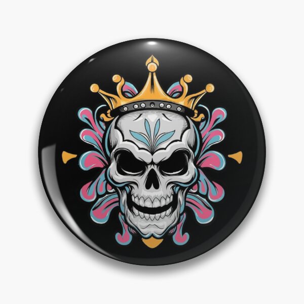 Item preview, Skull in a crown designed and sold by ArtCraftLab.