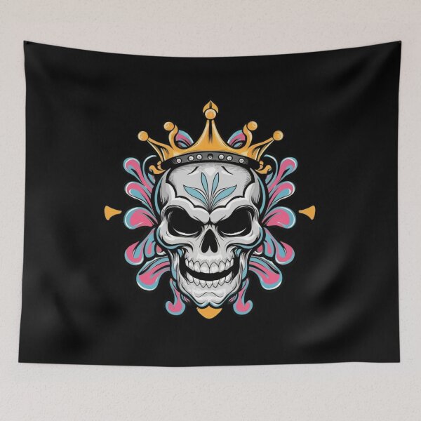 Item preview, Skull in a crown designed and sold by ArtCraftLab.