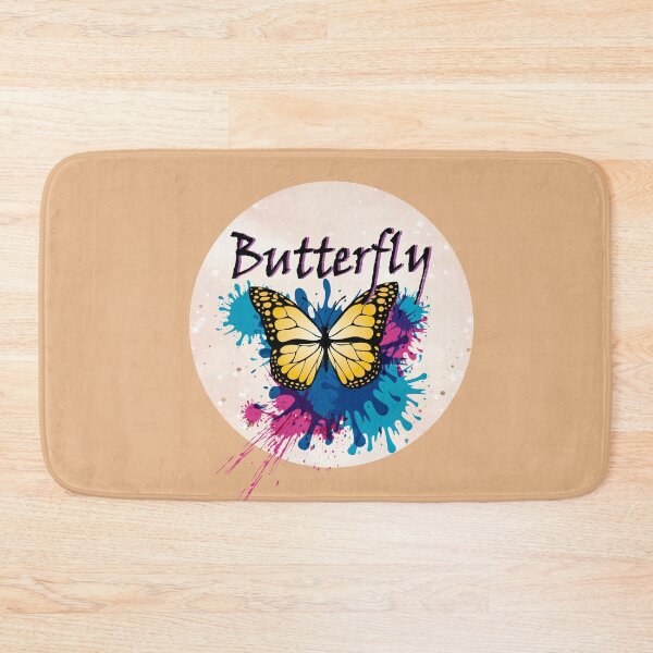 Item preview, Yellow butterfly and colors designed and sold by leeloolook.