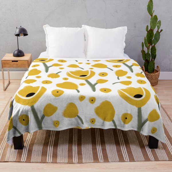 Item preview, Yellow flowers pattern designed and sold by DiyaNikki.