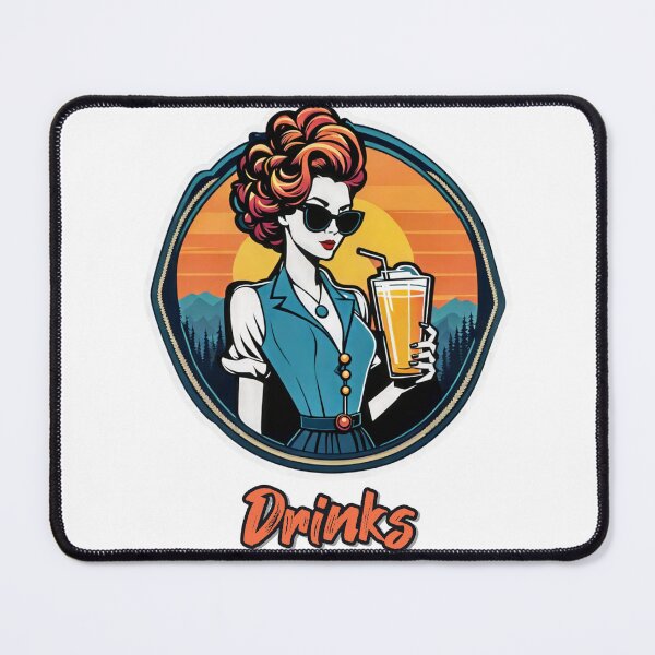 Item preview, Drinks - Retro Refreshment designed and sold by KriticalDesigns.