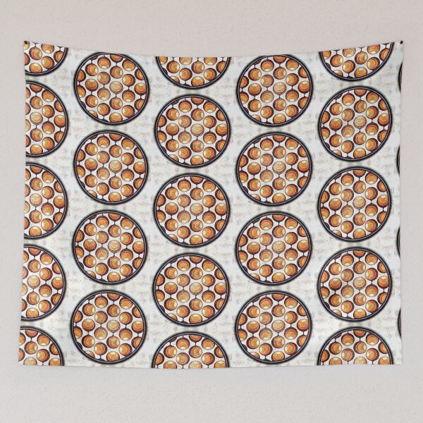 Item preview, Retro 70s circle designed and sold by Hen-C-Art.