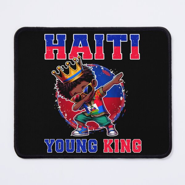Item preview, Haiti Young King Haiti Flag Melanin for Black Boys Kids designed and sold by NUMAcreations.