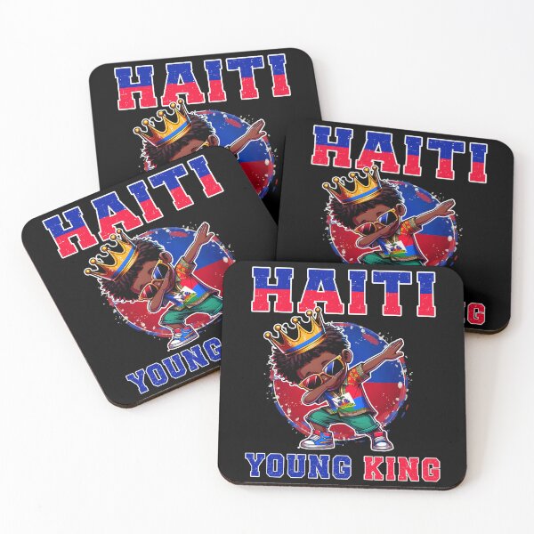 Item preview, Haiti Young King Haiti Flag Melanin for Black Boys Kids designed and sold by NUMAcreations.