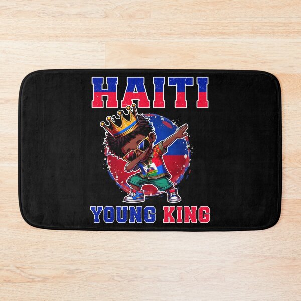 Item preview, Haiti Young King Haiti Flag Melanin for Black Boys Kids designed and sold by NUMAcreations.