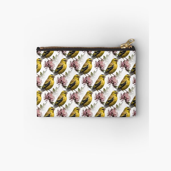 Item preview, An  American Goldfinch Surrounded By Rhododendron Flowers Pattern designed and sold by taiche.