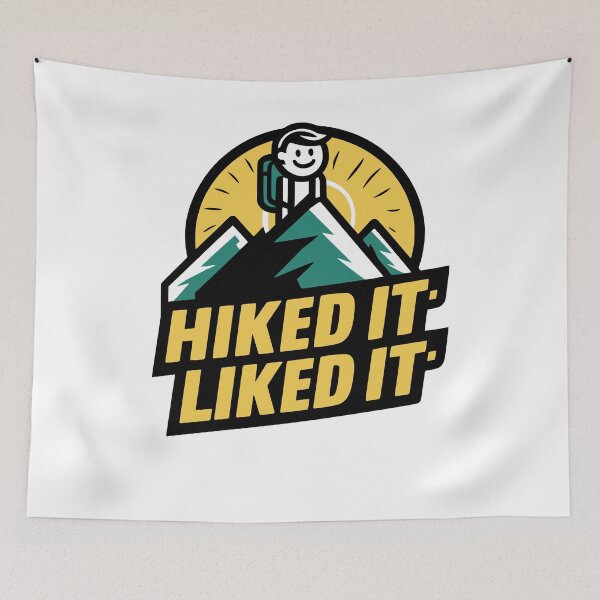 Item preview, Hiked It Liked It Funny Hiking designed and sold by PMCreative.