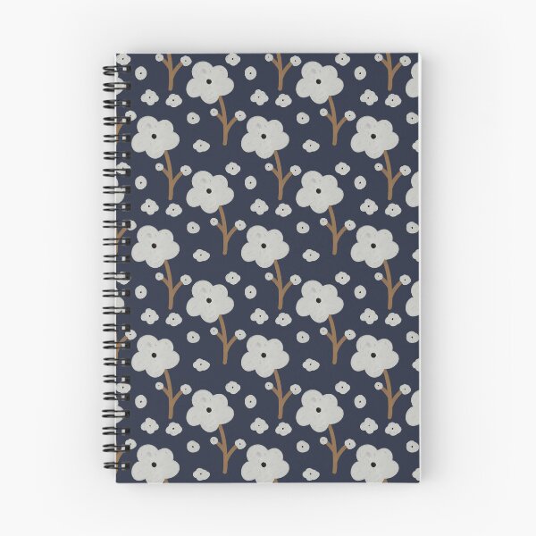 Item preview, White flowers pattern designed and sold by DiyaNikki.