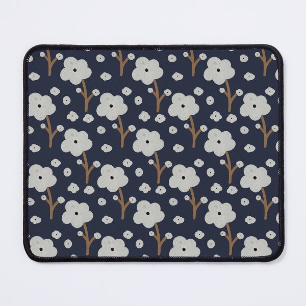 Item preview, White flowers pattern designed and sold by DiyaNikki.