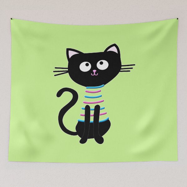 Item preview, black cat designed and sold by poupoune.