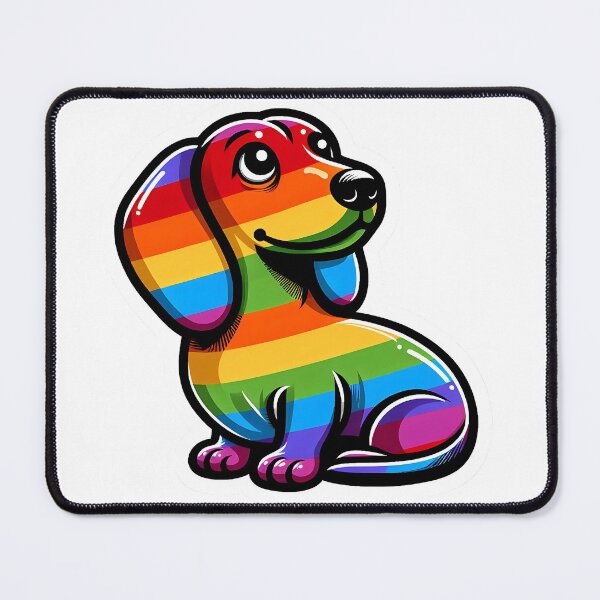 Item preview, Rainbow Dachshund pride designed and sold by Haji  Kamora.