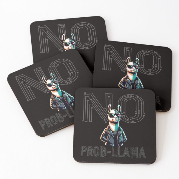 Item preview, No Prob-llama Cyborg designed and sold by CoolCrazyQuirky.