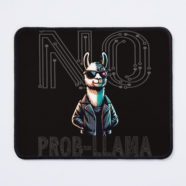 Item preview, No Prob-llama Cyborg designed and sold by CoolCrazyQuirky.