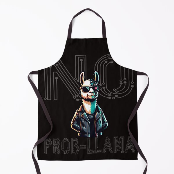 Item preview, No Prob-llama Cyborg designed and sold by CoolCrazyQuirky.