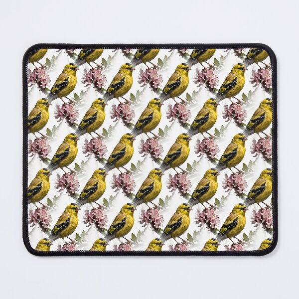 Item preview, An American Goldfinch Surrounded By Rhododendron Flowers Pattern designed and sold by taiche.