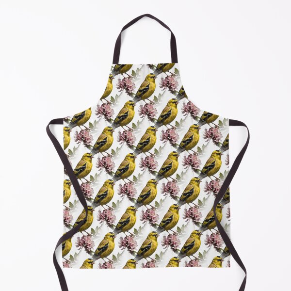 Item preview, An American Goldfinch Surrounded By Rhododendron Flowers Pattern designed and sold by taiche.