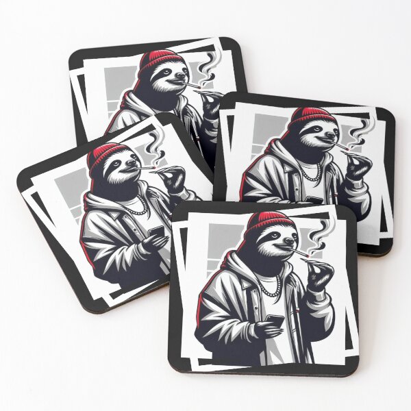 Item preview, Abstract Sloth Rapper Smoking designed and sold by Hungry-Murphy.