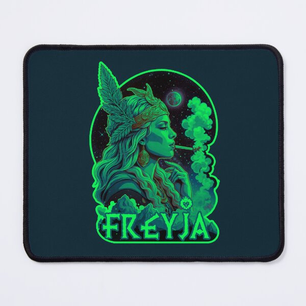 Item preview, Freyja weed nordic goddess designed and sold by GreenKingShop.